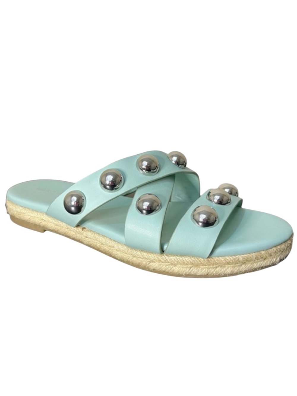 Marc Fisher Prisca Slip On Studded Espadrille Sandals